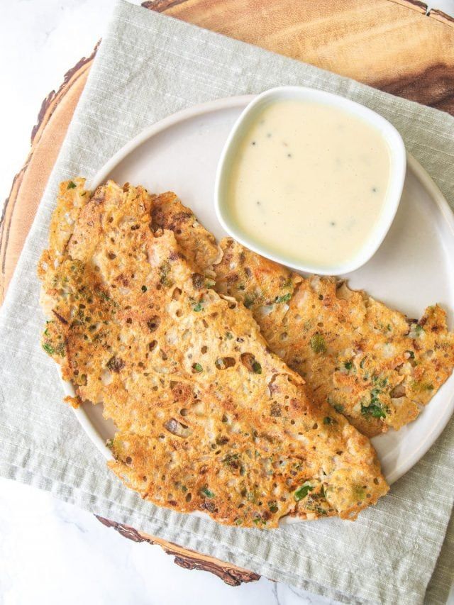 Wheat Dosai With Ginger Chutney