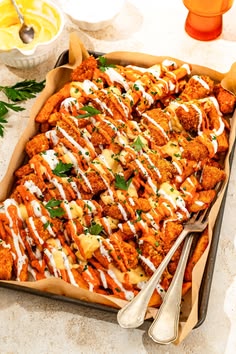 Spicy Cheesy Cheese Chicken Loaded Fries