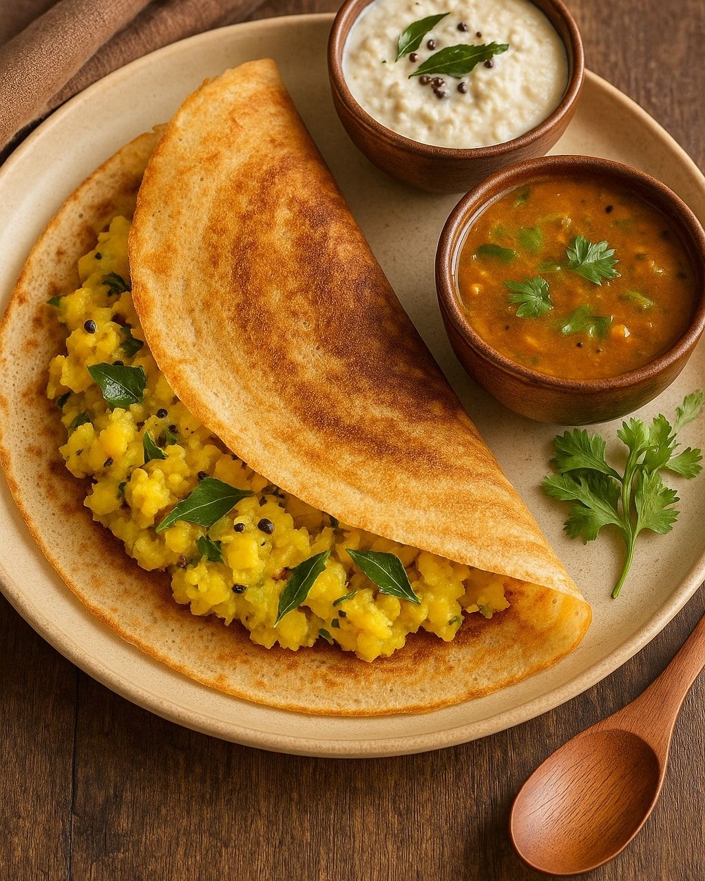 Potato Masala Dosa