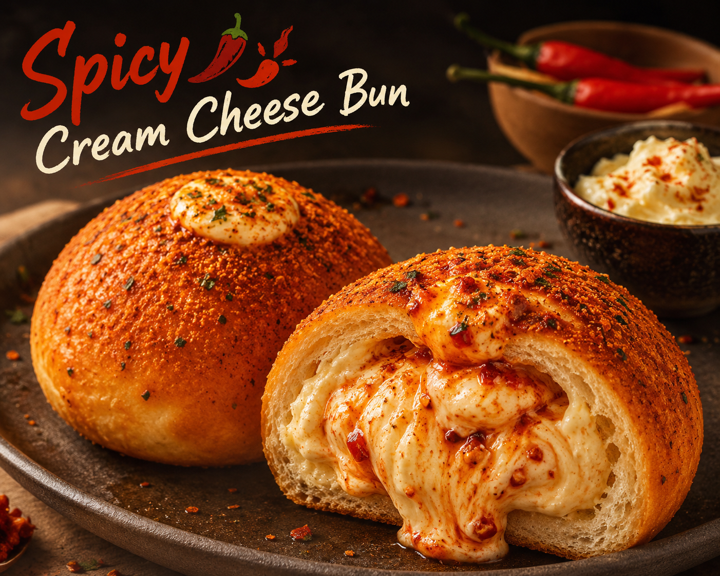 Spicy Cream Cheese Bun