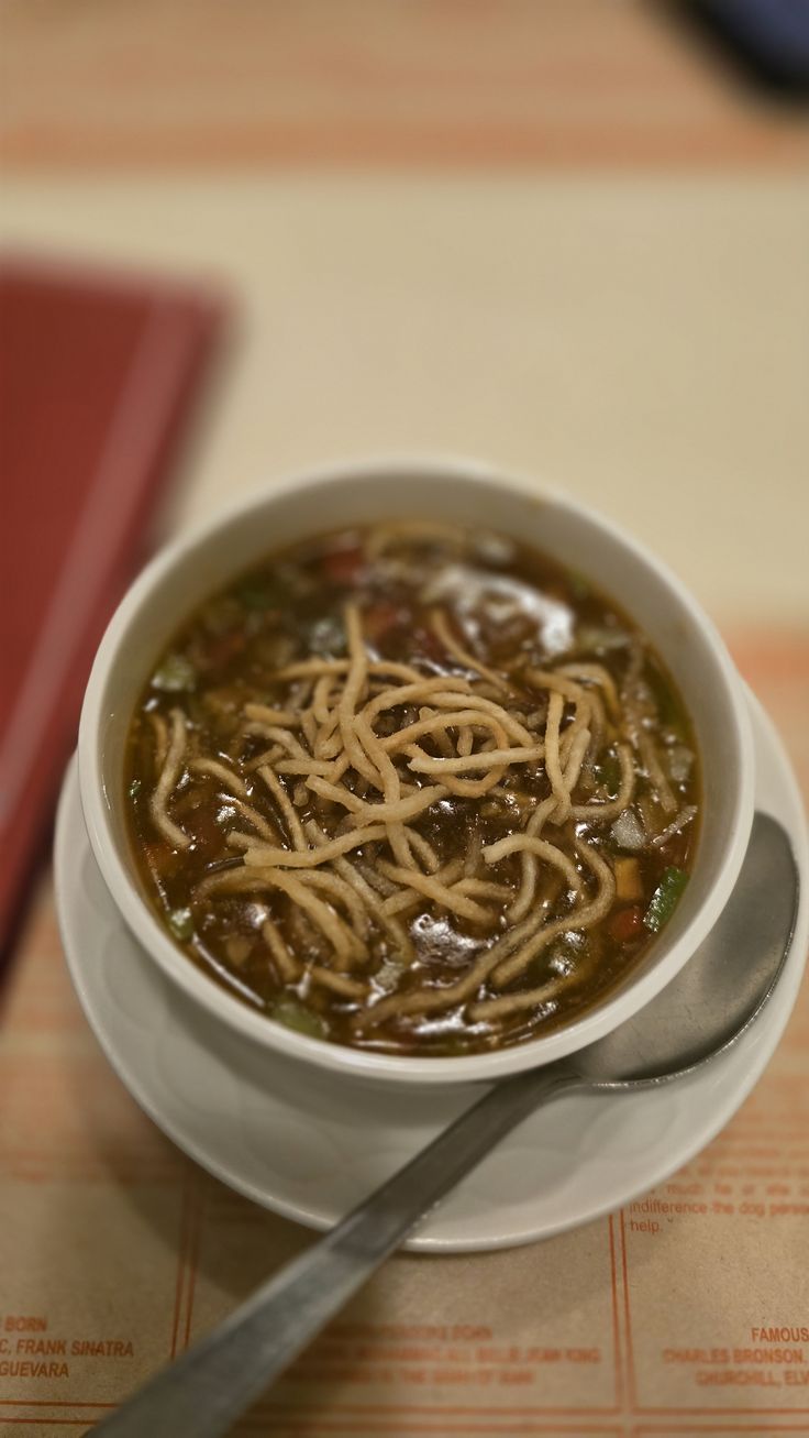 Mushroom Manchow Soup