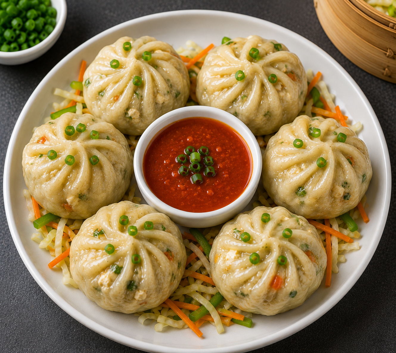 Veg Momos (5-Pcs)