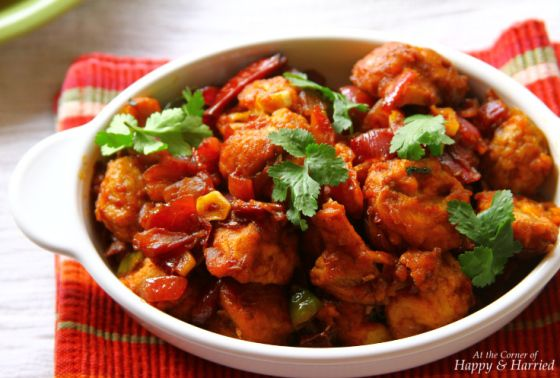 Mushroom Chilli