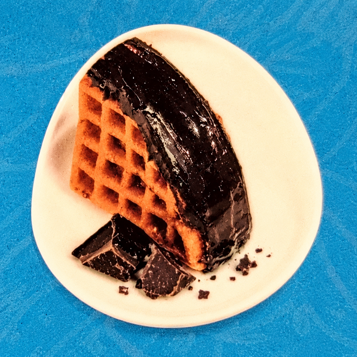 Belgian Dark Chocolate Waffle