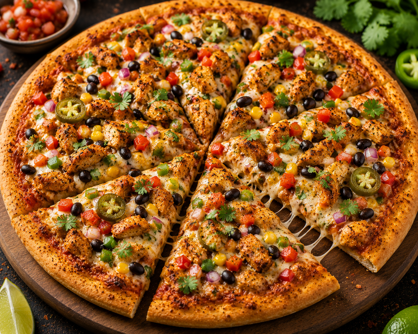 Mexican Chicken Pizza
