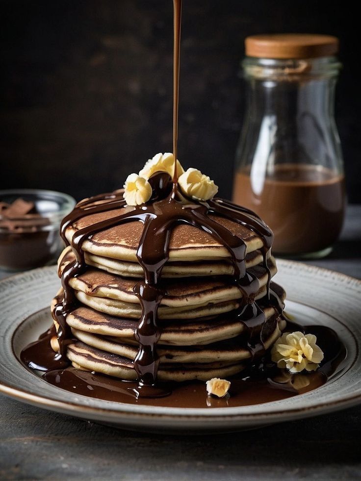 Belgian Dark Chocolate Pancake