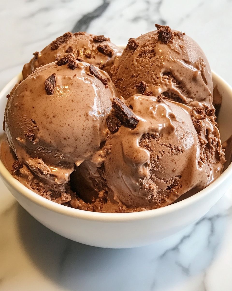 Mocha Brownie Ice Cream