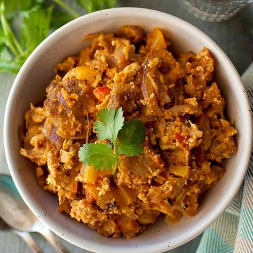 Egg Kothu Parotta