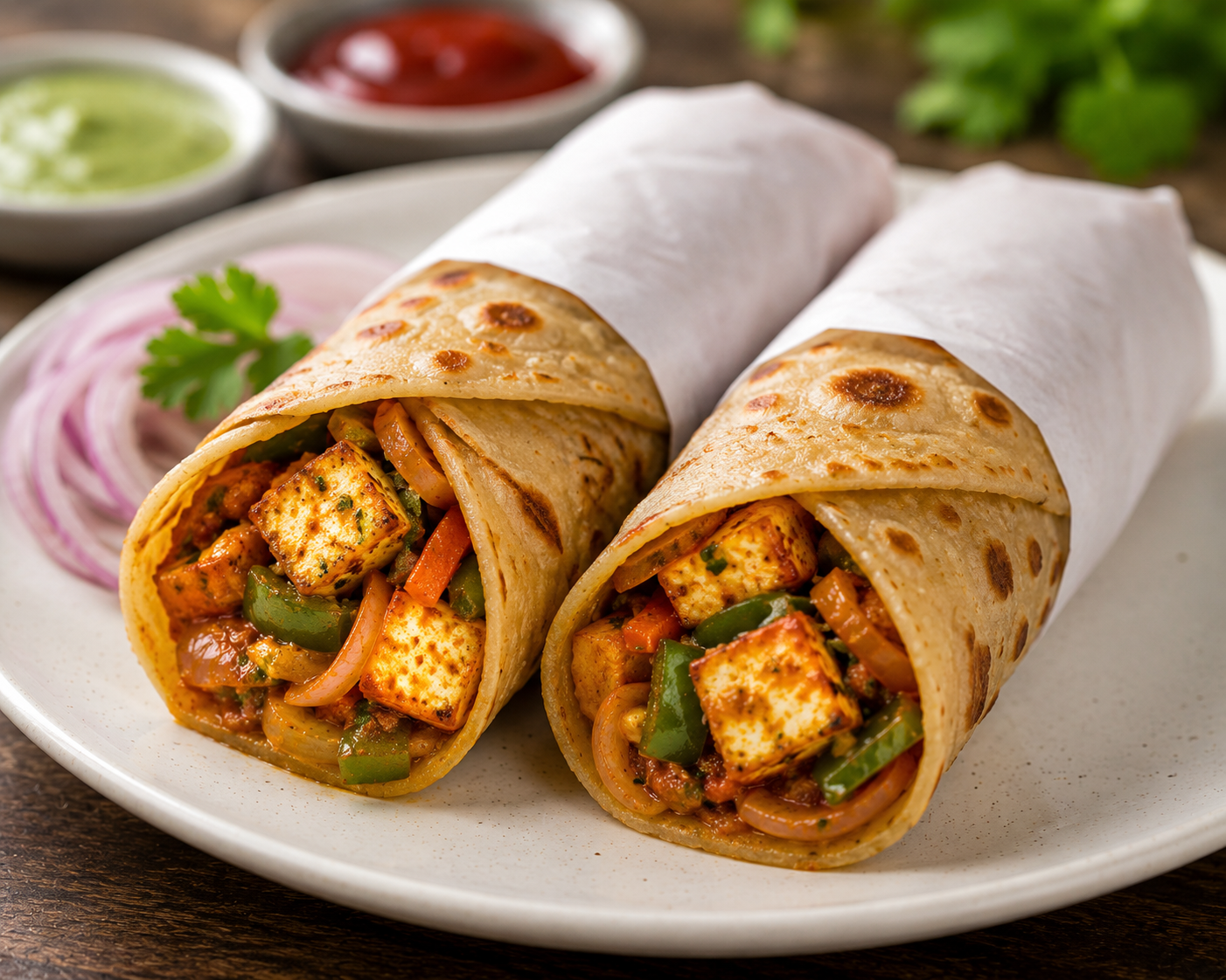 Paneer Roll (2-Pcs)