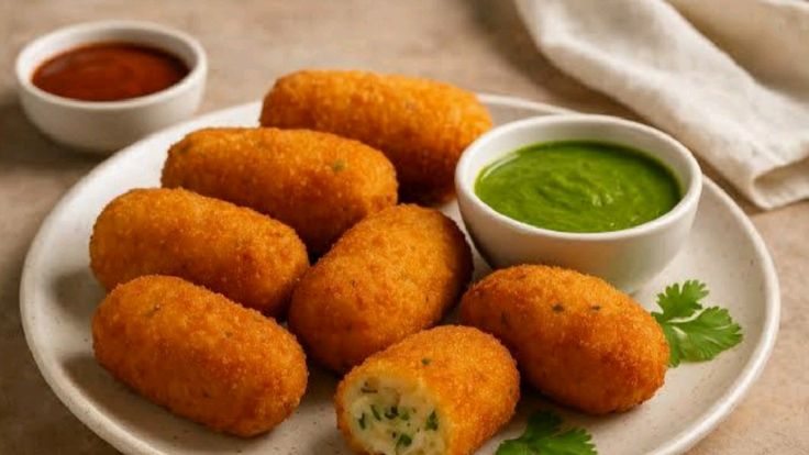 Potato Chilly Garlic Bites