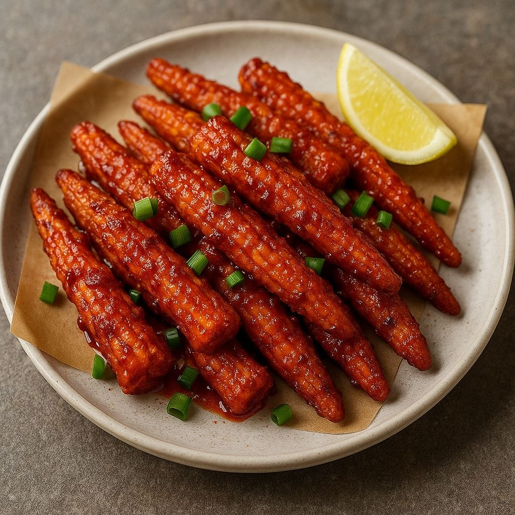 Babycorn Manchurian Dry