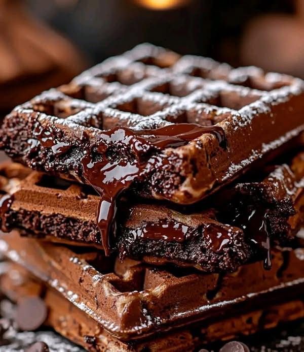 Dark Chocolate Waffle
