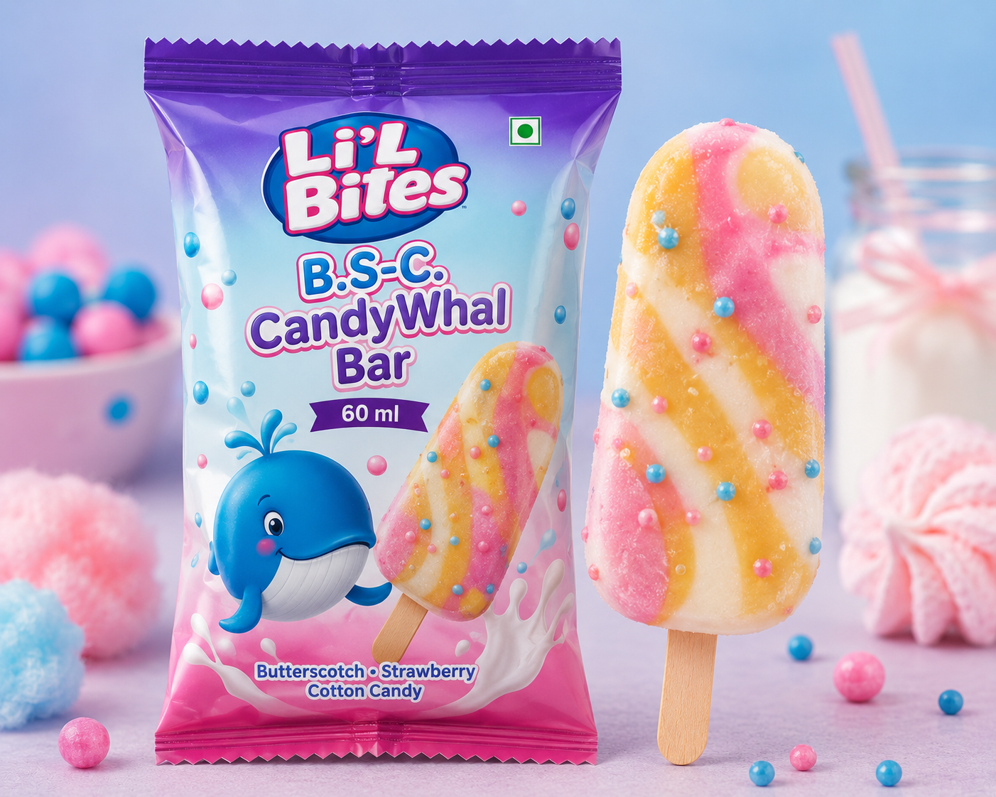 B.S-C.CandyWhal Bar 60 ML