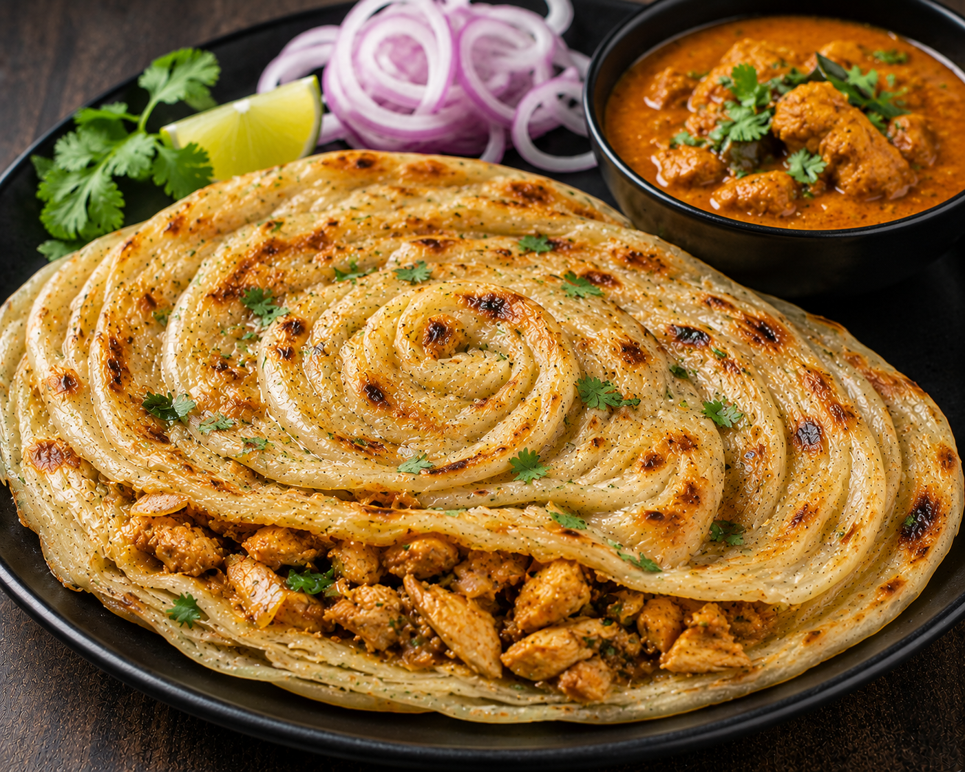 Chicken Ceylon Paratha