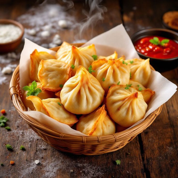 Fried Momos (5 Pcs)