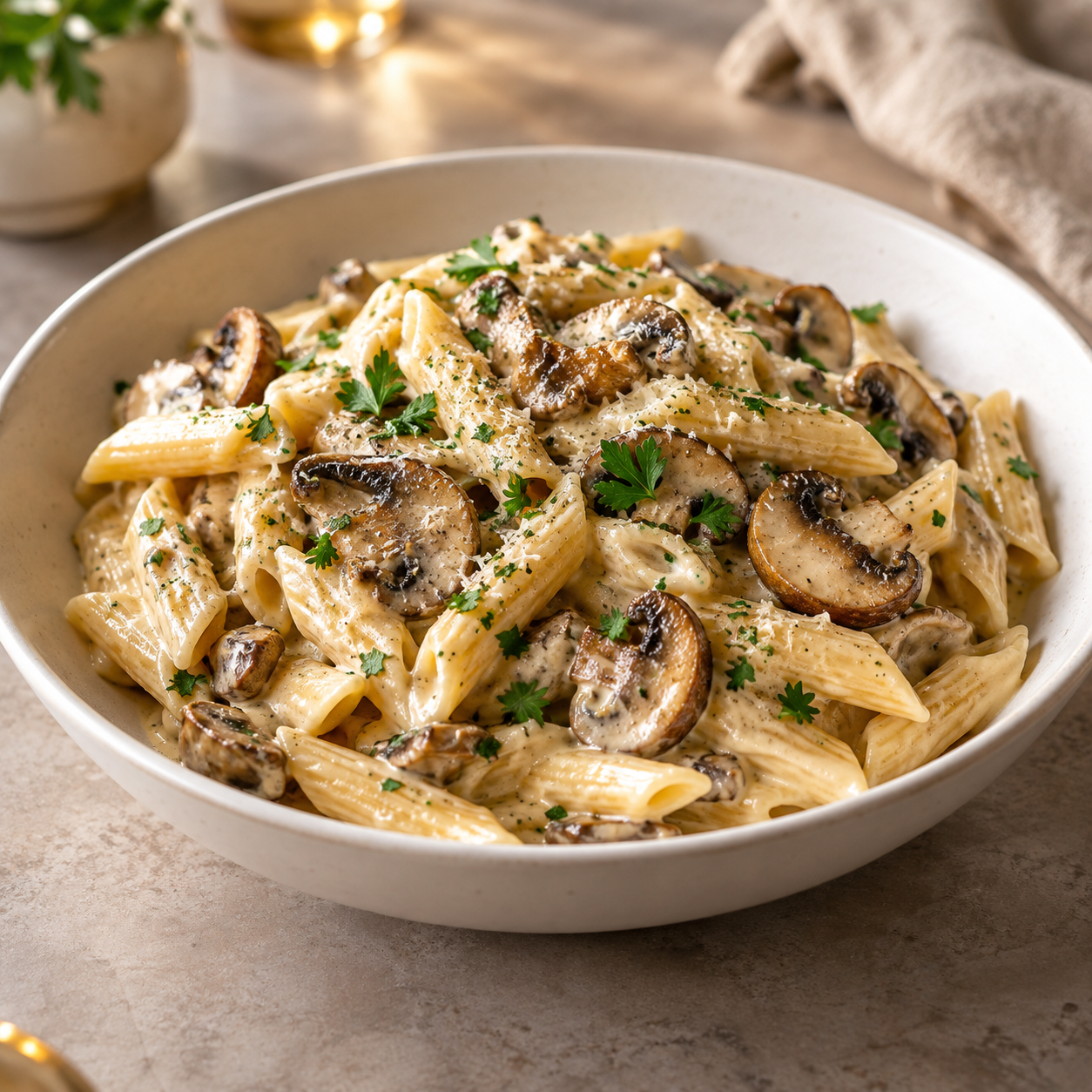 Pasta Ai Funghi (Veg)