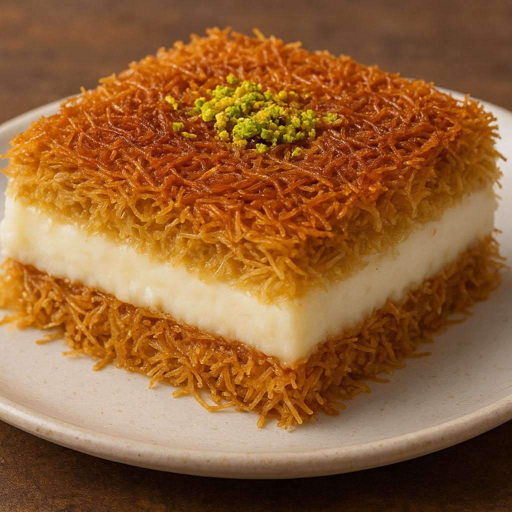 Crunchy Baked Cream Kunafa