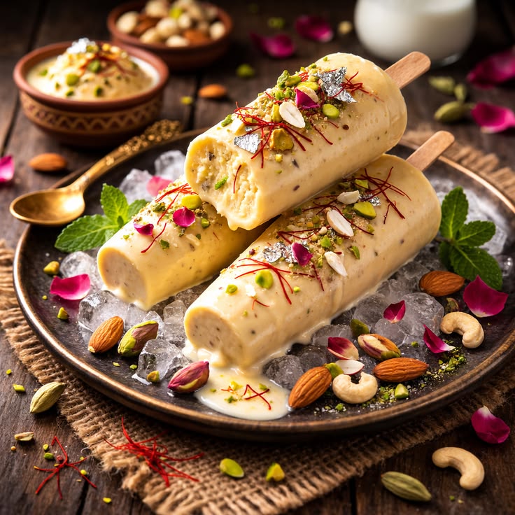 Kewra Badam Kulfi