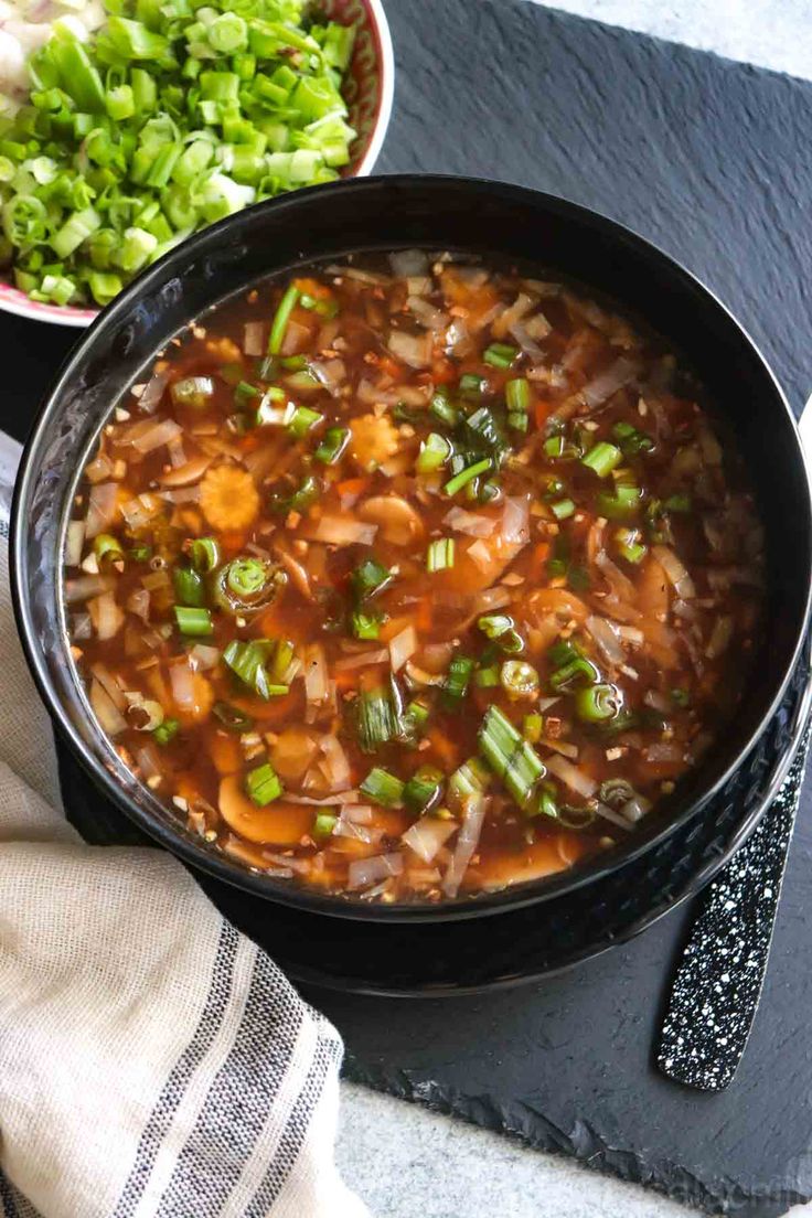 Hot N Sour Vegetables Soup