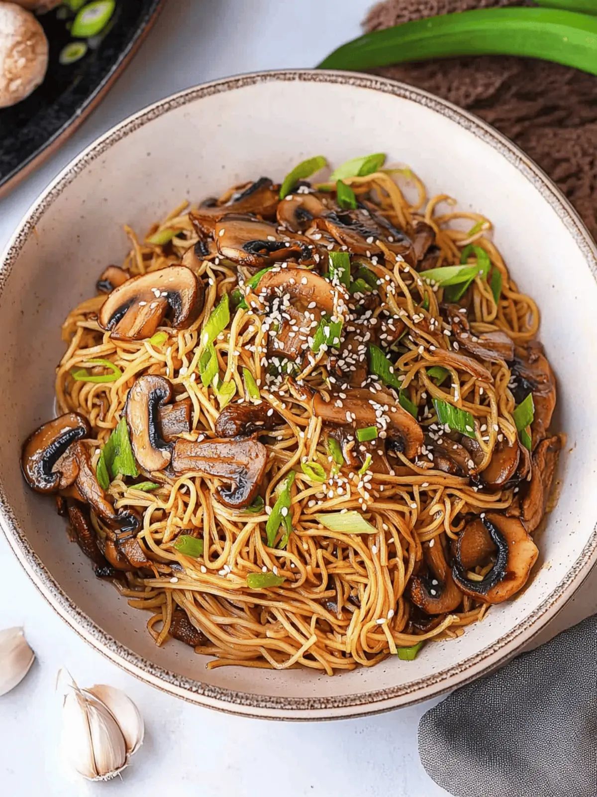 Mushroom Noodles