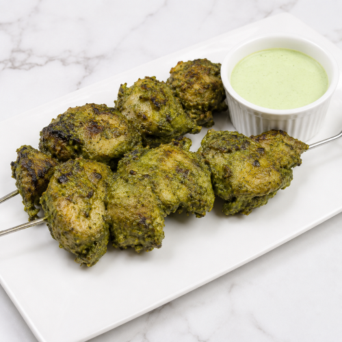 Haryali Chicken Tikka Kebab (6 Pieces)