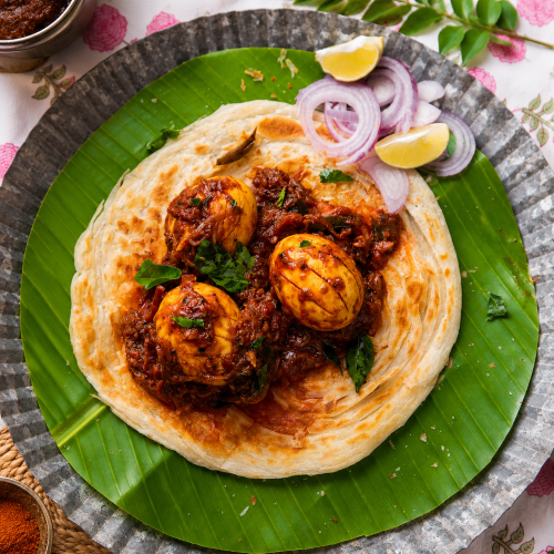 Egg Parotta