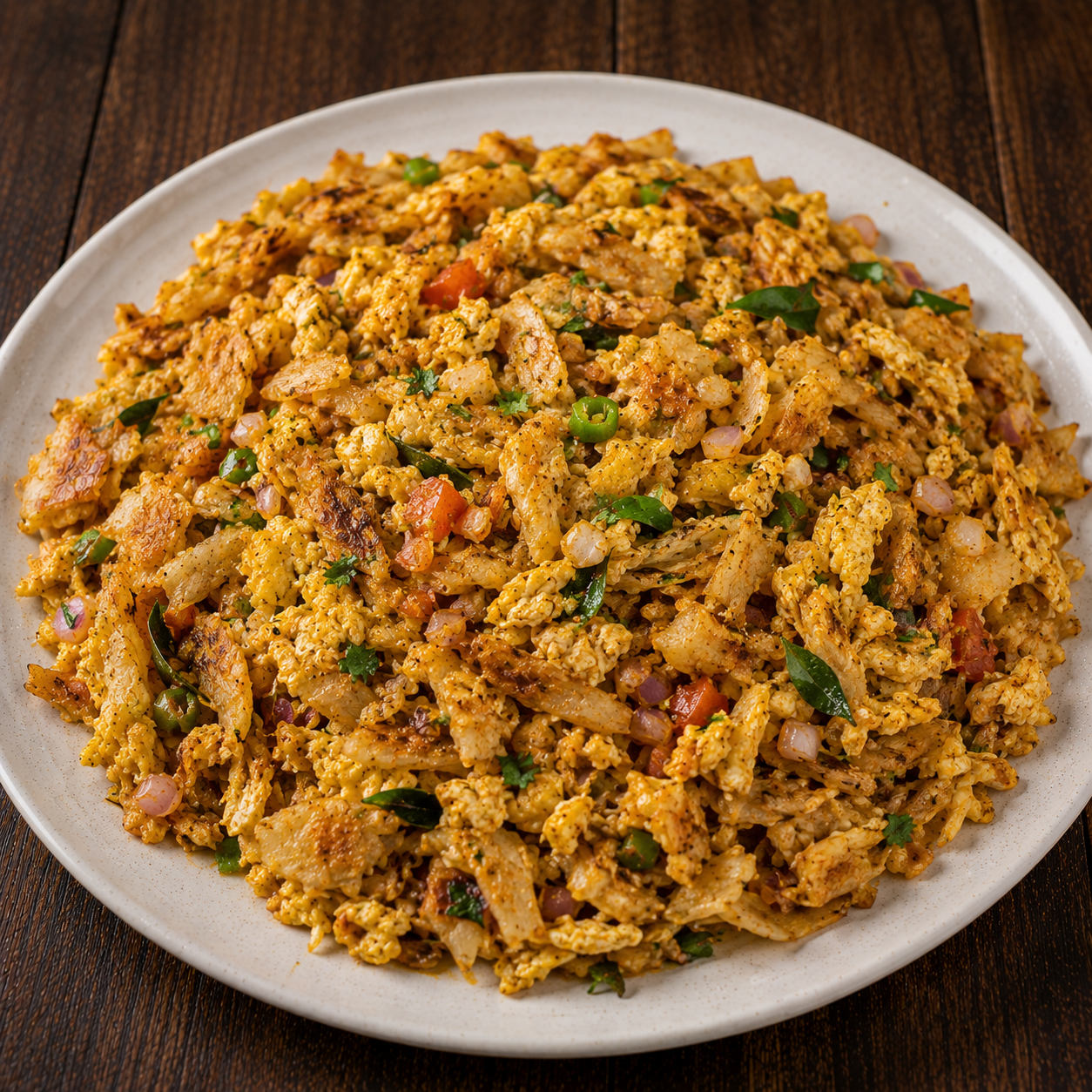 Egg Kothu Parotta