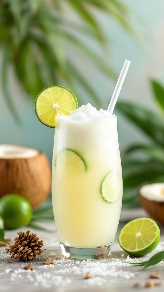 Sweet Lime Tender Coconut Juice