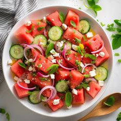 Watermelon fruit salad