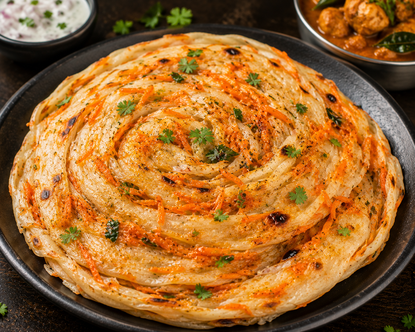 Carrot parotta