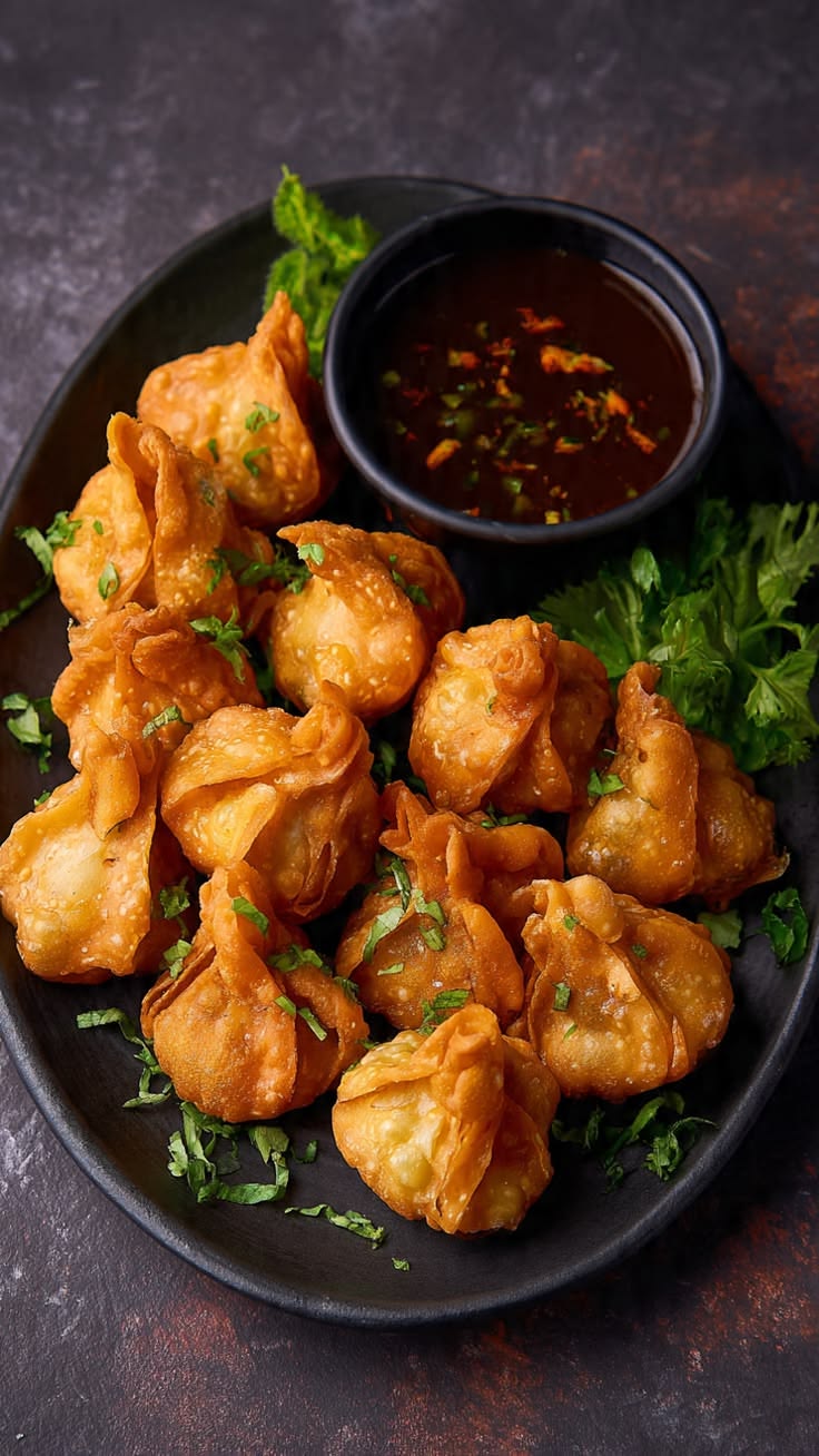 Prawn Momos - Fried