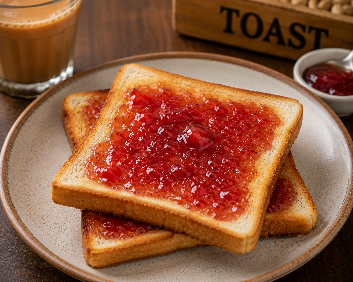 Bread Jam Toast