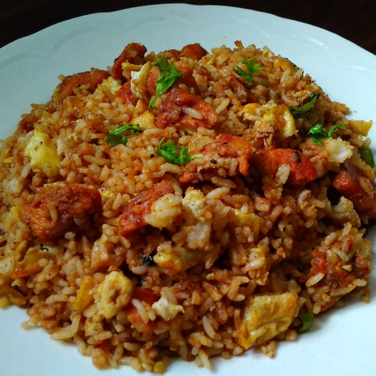 Double Egg Chicken Fried Rice