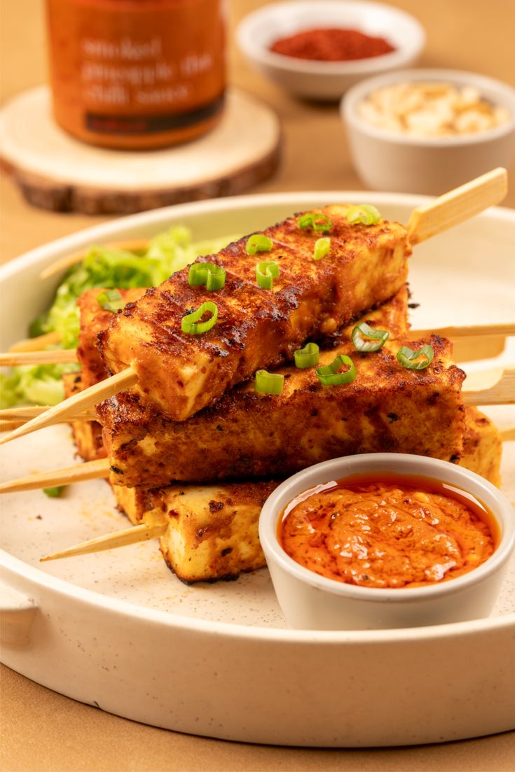 Paneer Peanut Satay