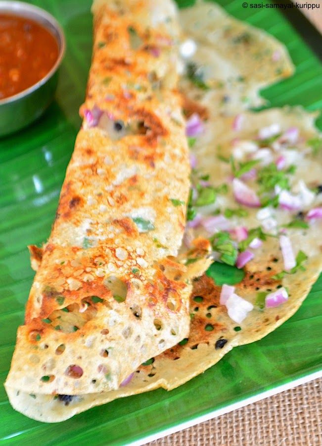 Onion Rava Dosa