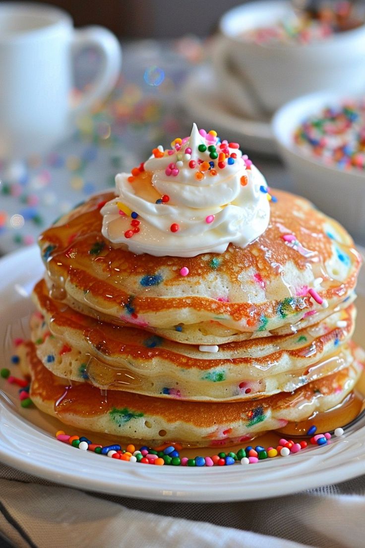Cotton Candy Pancakes