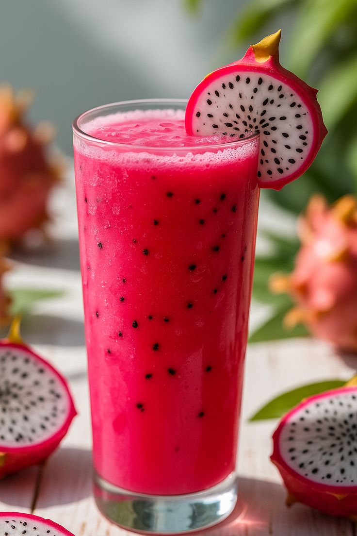Red Dragon Juice (with Milk)