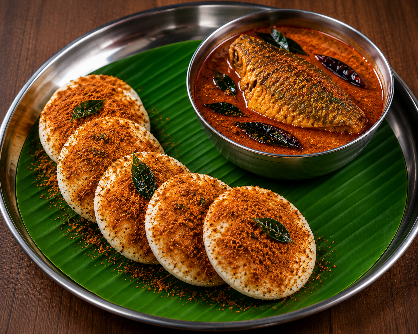Podi Idli with Fish curry (5)