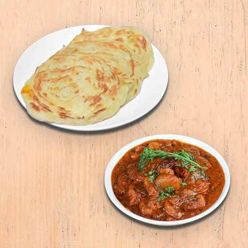 Parotta Chicken Gravy Combo