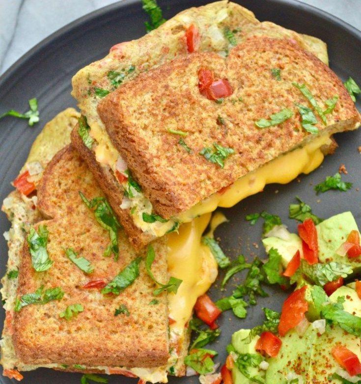 Cheese Bread Omlet
