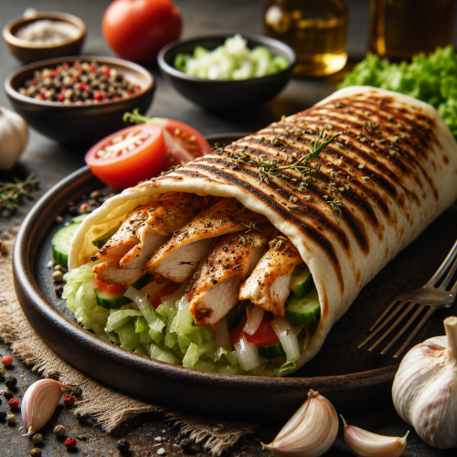 Shawarma Garlic Roll