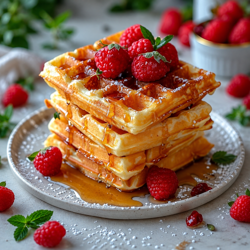 Waffles & Bubble Coffee