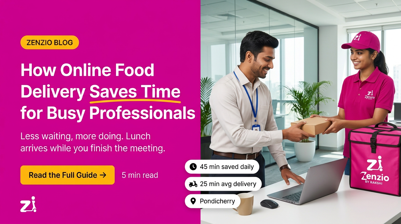 How Online Food Delivery Saves Time for Busy Professionals