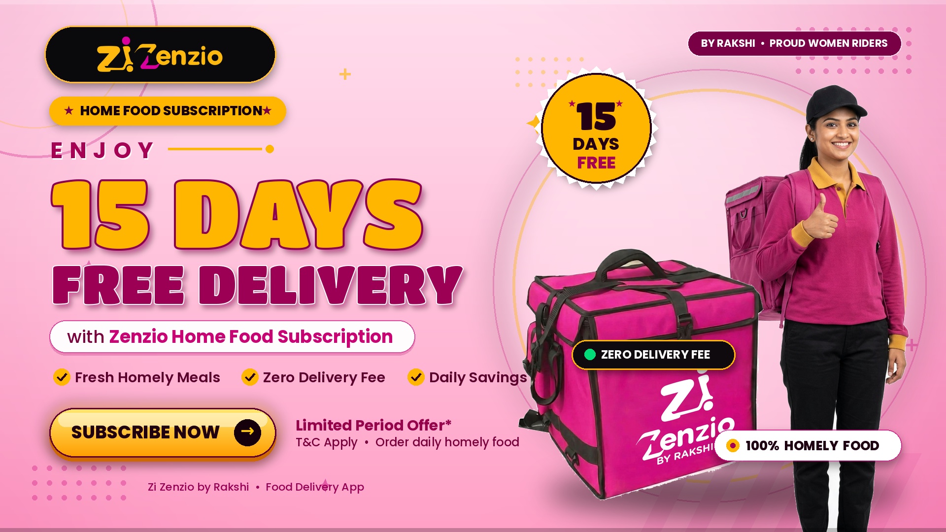 Enjoy 15 Days of Free Delivery with Zenzio Home Food Subscription